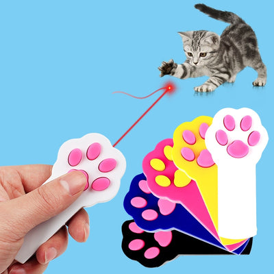 Leewince Toy Cat-Laser Laser-Pointer-Pen Interactive-Toy Paw-Shape Cats Funny Kitten