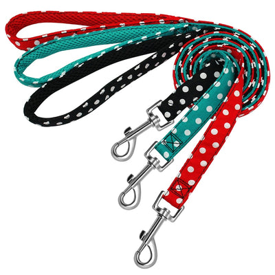 Leash Lead Walking-Dog Outdoor Running Rope-Belt Puppy Dogs Small Medium Pet for Cats-Polka-Dot