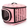 Travel Pet Bags Cat Flower EVA Carriers Bags Breathable Pink FoldingShoulder Bag Boss Cats Carrying