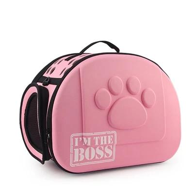 Travel Pet Bags Cat Flower EVA Carriers Bags Breathable Pink FoldingShoulder Bag Boss Cats Carrying