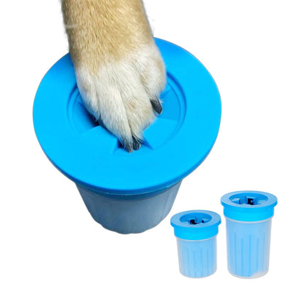 Pet Dogs Foot Clean Cup For Dogs Cleaning Tool Soft Plastic Washing Brush Paw Washer
