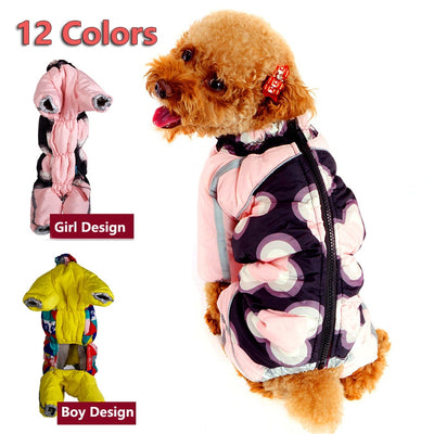 Dog-Clothing Cat-Products Dachshund Luxury Pets Warm-Down Winter Yorkshire for Zipper-Jackets