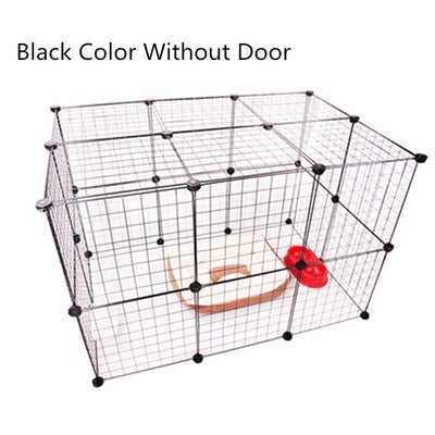 House Fence Pig-Cage Crate Pet Playpen Puppy-Kennel Dogs-Supplies Iron Guinea Rabbits