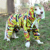 Cloak Jumpsuit Hooded Rain-Coat Labrador Pet-Large Big Dogs Waterproof Golden-Retriever