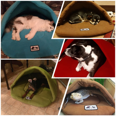 Kennel-House Nest Heated-Mat Dog-Beds Puppy Pet-Sleeping-Bag Warm Small Polar-Fleece