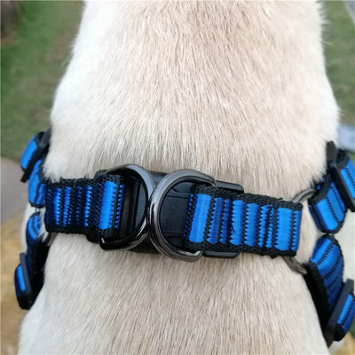 Harness Vest Light-Weight Dog No-Choke French-Bulldog No-Pull Sport-X3 Mesh Adjustable