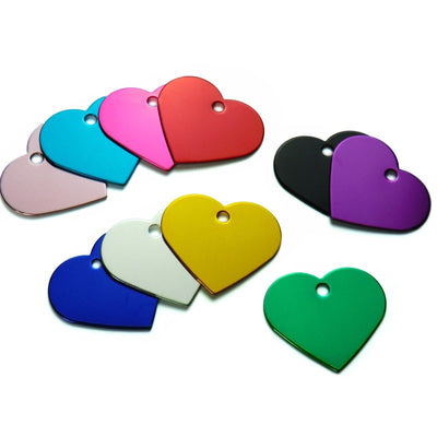 Pet-Id-Tags Id-Tag-Accessories Engraving Name Customized Heart Dog-Pet Phone-No