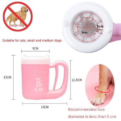 Paw Cleaner Foot-Brush Pet-Cleaning-Supplies Pet-Feet Cup Dog Washing Soft-Paw