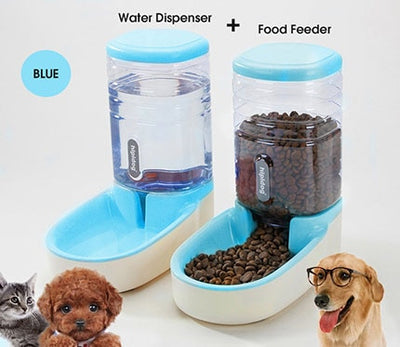 3.8L Automatic Pet Feeder Large Capacity Water Dispenser For Dog Drinker Water Bowl