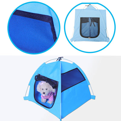 Pet-Tent Puppy Kennel House Outdoor Foldable Small Dog