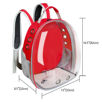Breathable Pet Cat Carrier Bag Transparent Space Pets Backpack Capsule Bag For Cats