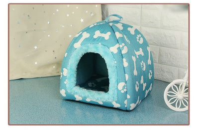 Cover-Mat House Pet-Beds For Dogs Removable Small Fashion Medium Print Puppy