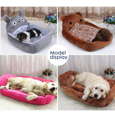 Kennel Dog Mats Sofa Litter Plush-Mat Dog-House Bed Animal Pet Puppy-Flannel Cartoon-Shaped