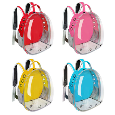 Cat Carrier Bag Breathable Transparent Backpack Cats Box Cage Kitty Travel Carrier Handbag