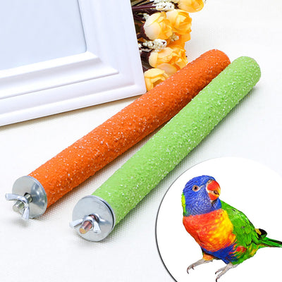 Toys Perch-Stand-Holder Platform-Accessories Bird-Supplies Bird Parrot Chew-Toy Pet-Cage